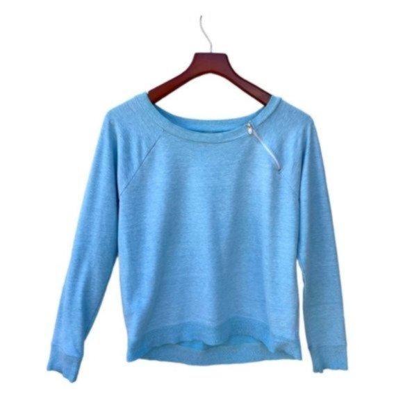 Gap Fit Women's Blue Crew Neck Turquoise Vintage Small - Picture 6 of 8